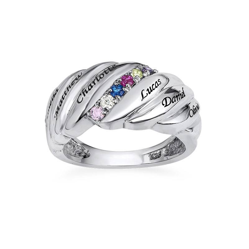 Six Stone Mother's Ring-2 Six Stone Mother's Ring-2 product photo