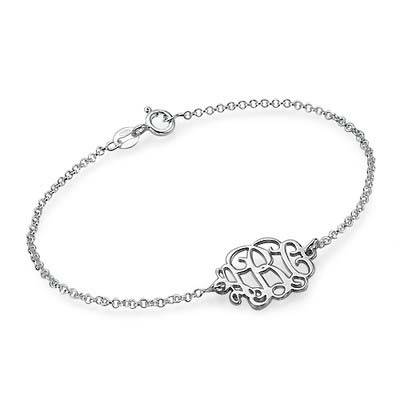 Sterling Silver Monogram Bracelet / Anklet-1 product photo