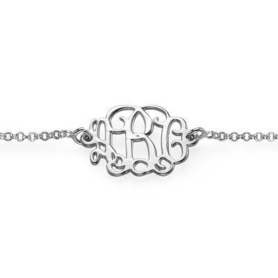 Sterling Silver Monogram Bracelet / Anklet-2 product photo