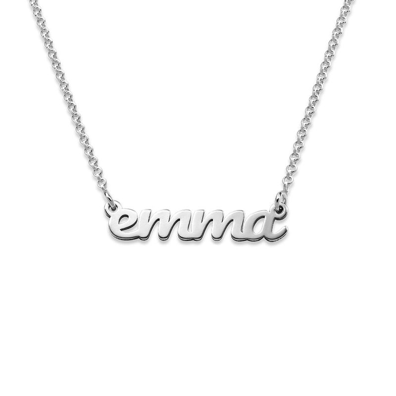 Sterling Silver Signature Name Necklace for Teenagers-2 product photo