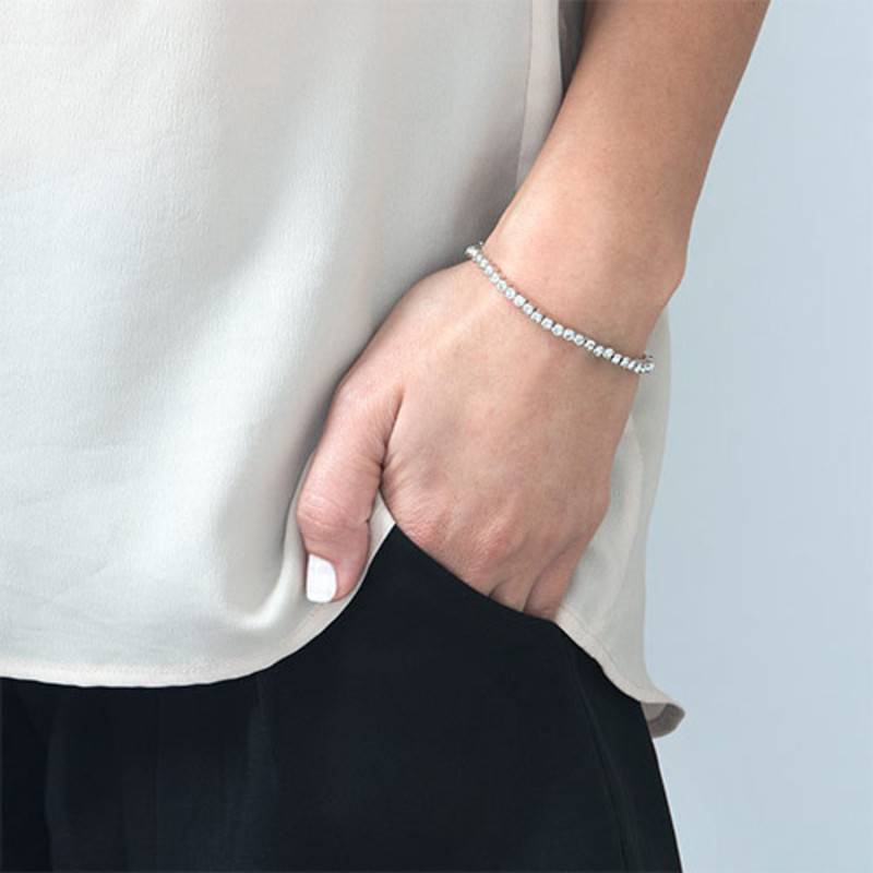 Tennis Bracelet with Swarovski Crystals-2 product photo