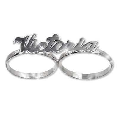 Two Finger Name Ring-2 product photo