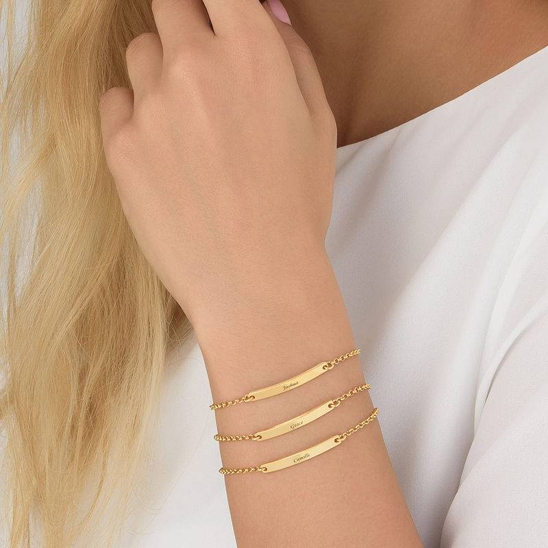 Women's ID Bracelet in Gold Plating-4 product photo