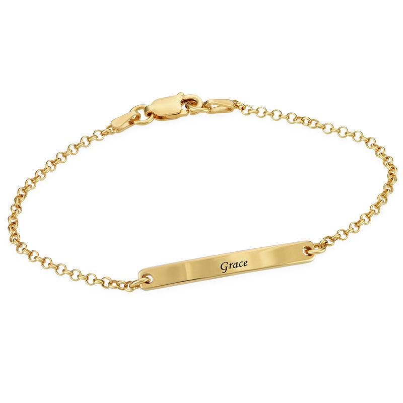 Women's ID Bracelet in Gold Plating-1 product photo